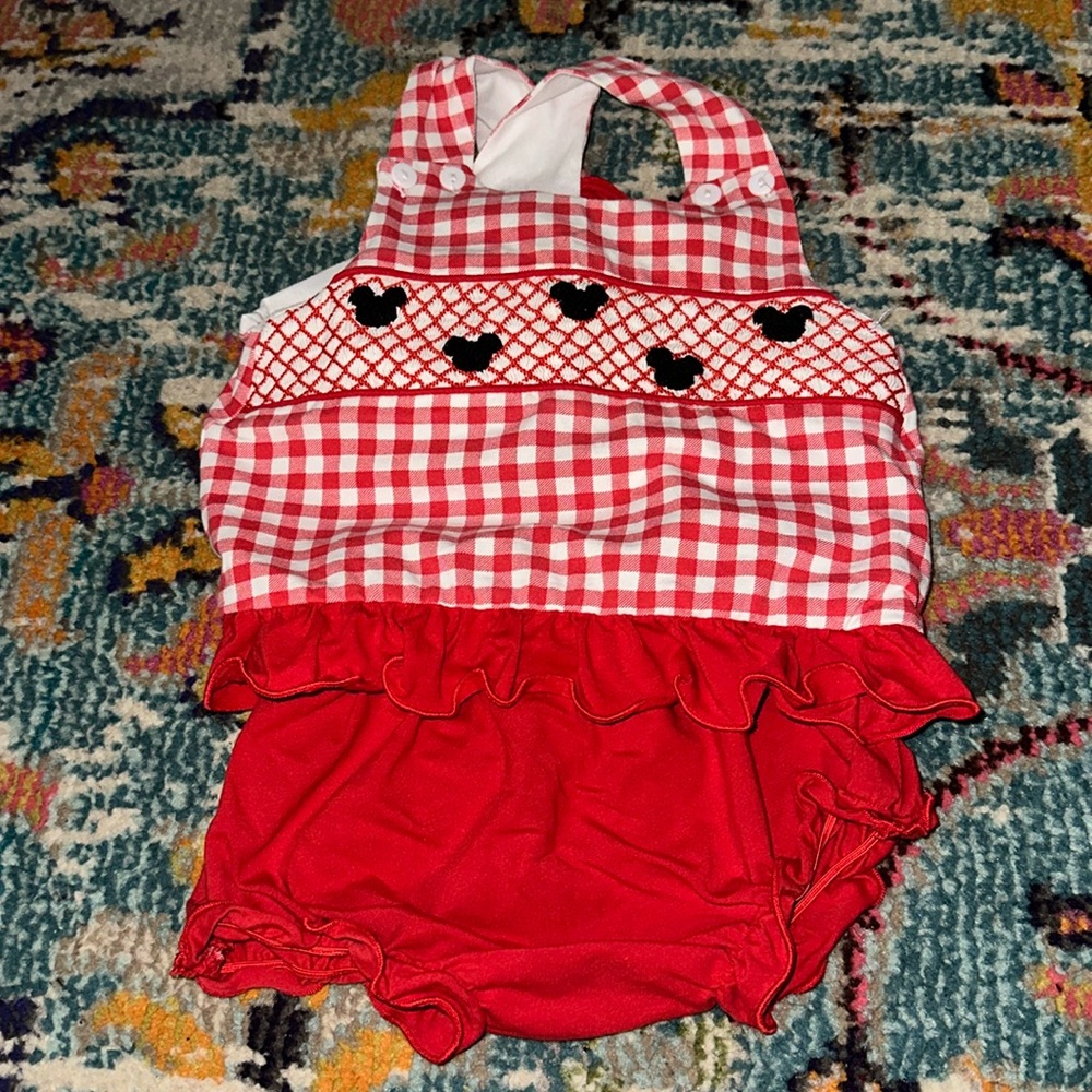 Girls Disney Smocked Set